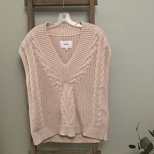 Pistola Kira Cable Vest - comfy, oversized, knit sweater vest. Like New!